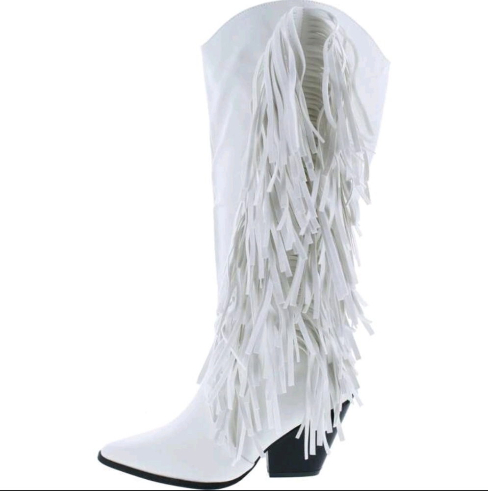 NEW WOMENS COWBOY MID-CALF BOOTS W/CHUNKY BLOCK HEELS - Picture 3 of 6